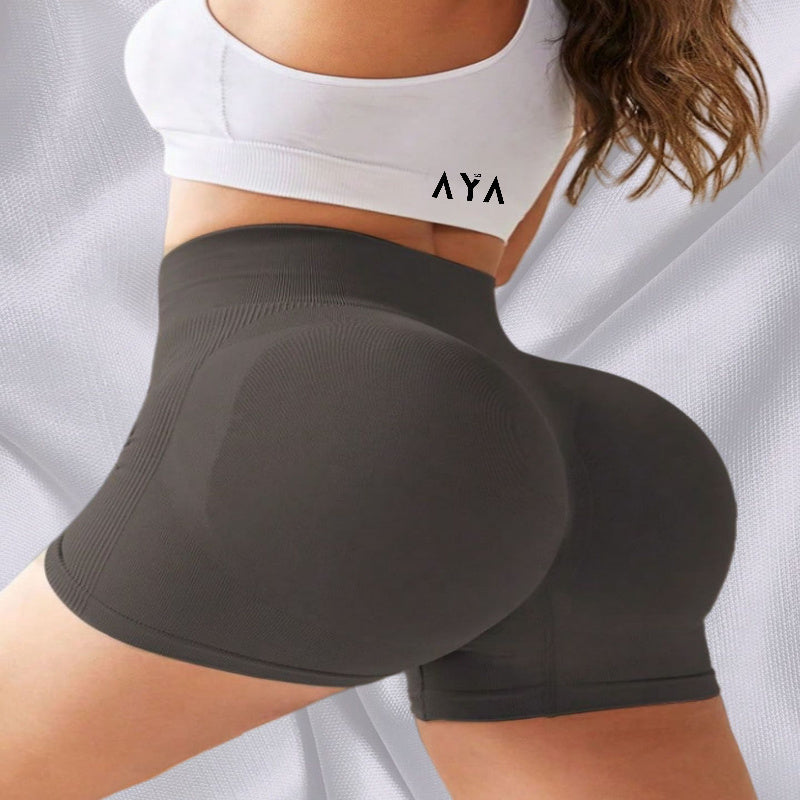 High Waist Short dark grey