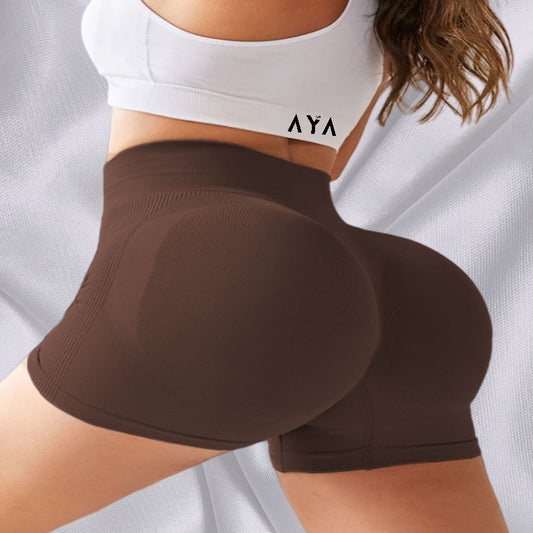 High Waist Short brown