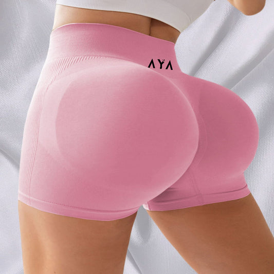 High Waist Short baby pink